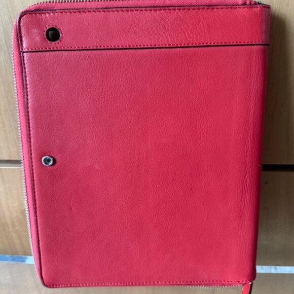 Never Used Coral Leather Coach Ipad Case/Protector - Picture 3 of 5